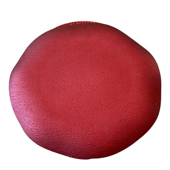 Artistic Accents Red Turkish Glass Charger Plate 13in Christmas Holiday New - Picture 8 of 10